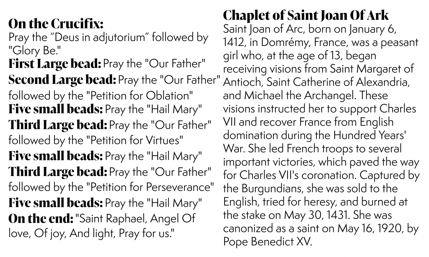 St. Joan of Ark | CHAPLET