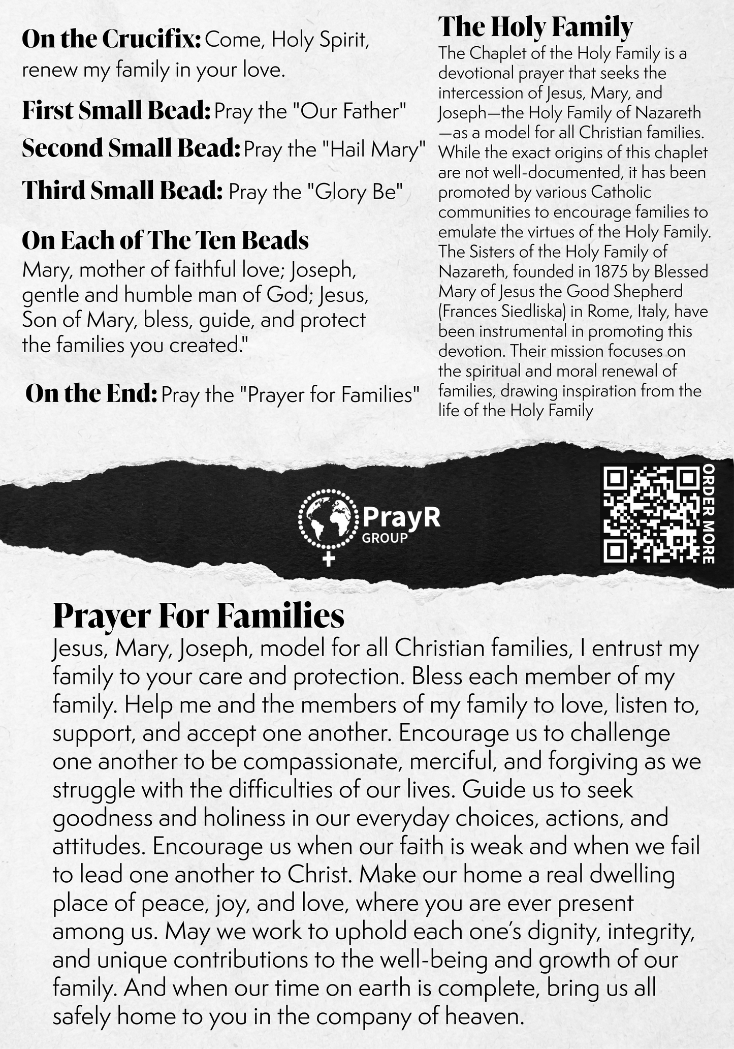 The Holy Family | CHAPLET