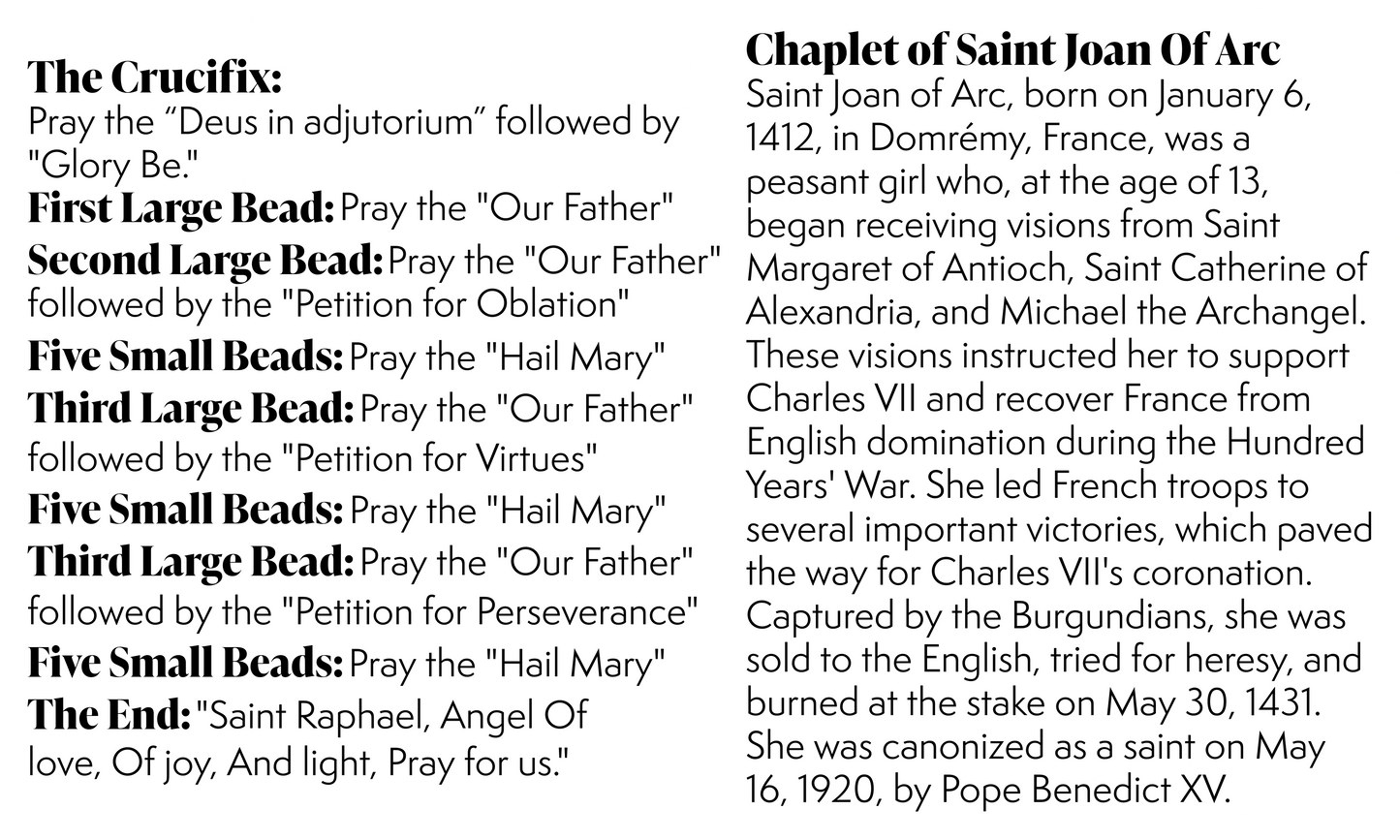 St. Joan of Arc | CHAPLET