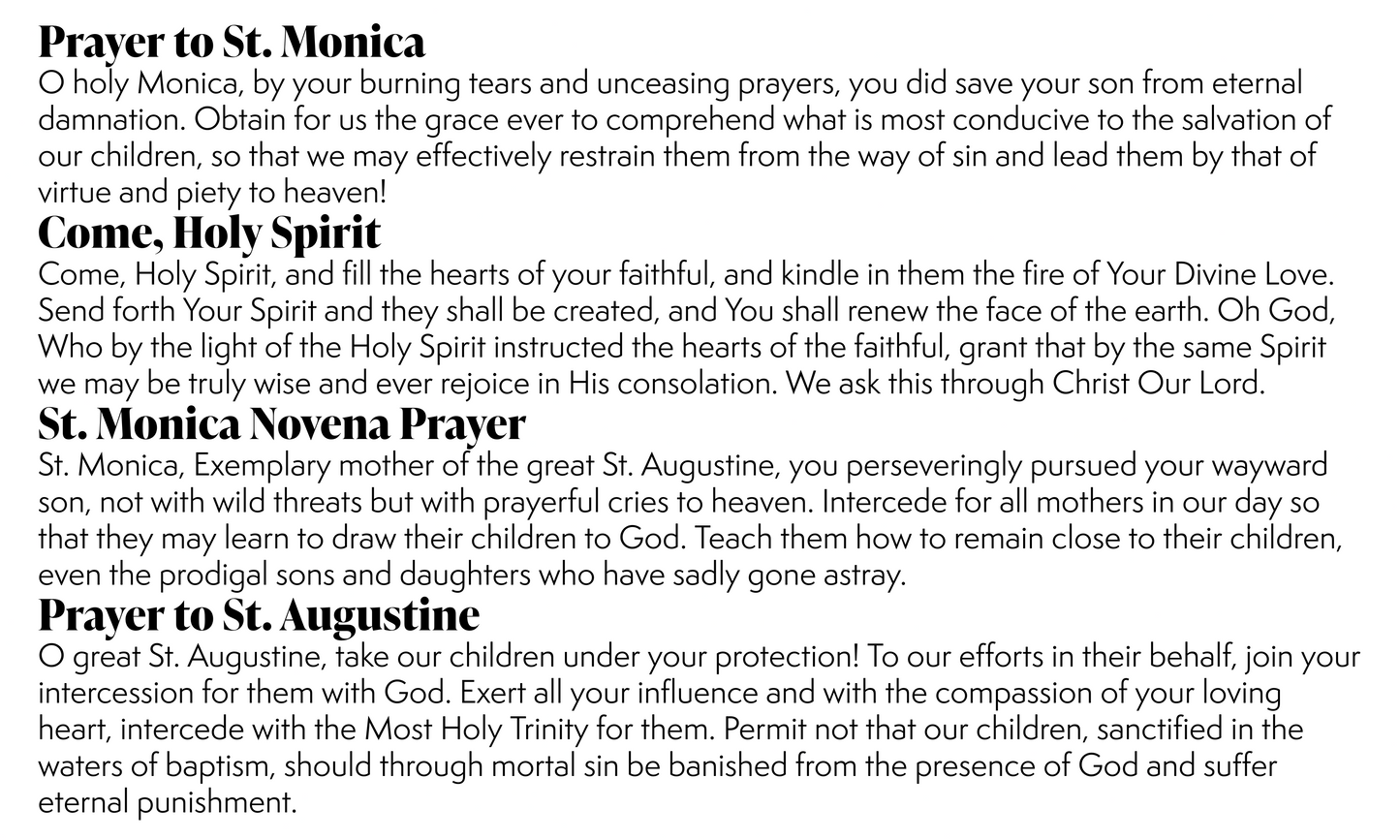 St Monica  | CHAPLET