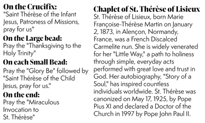 St. Thérèse of Lisieux  | CHAPLET