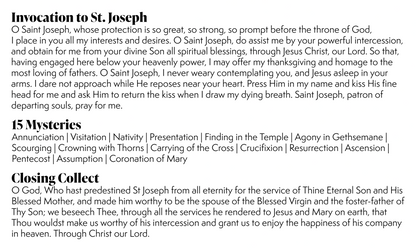 St. Joseph  | CHAPLET
