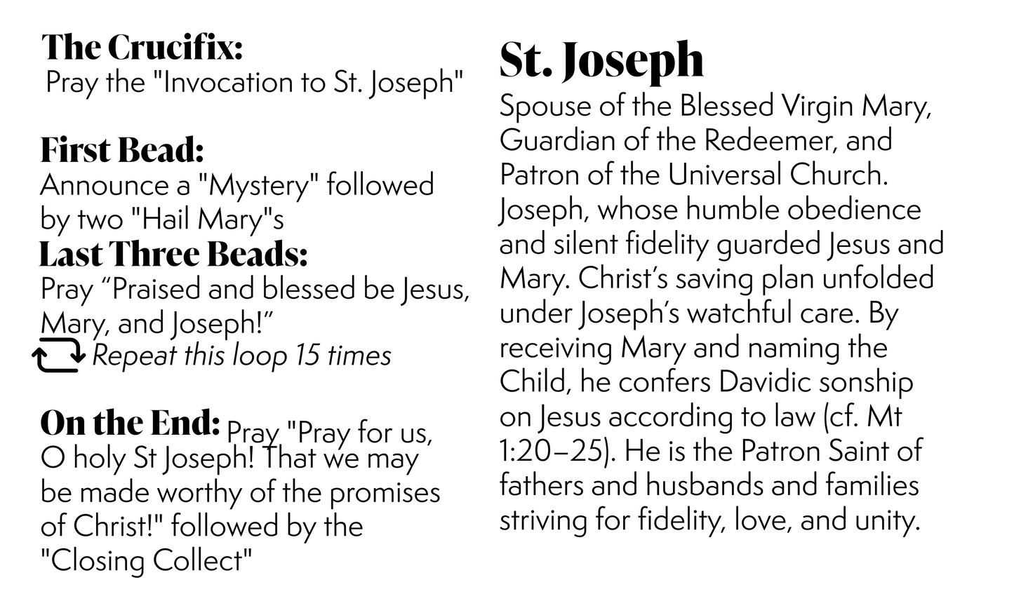 St. Joseph  | CHAPLET